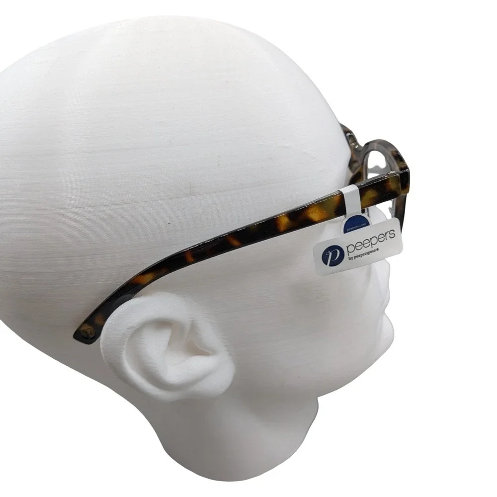 Peepers To‎ the Max Focus Blue Light Filtering Glasses Tortoise 2516 +0.00 NEW